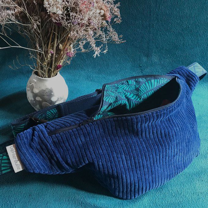 Blue velvet "Jungle"