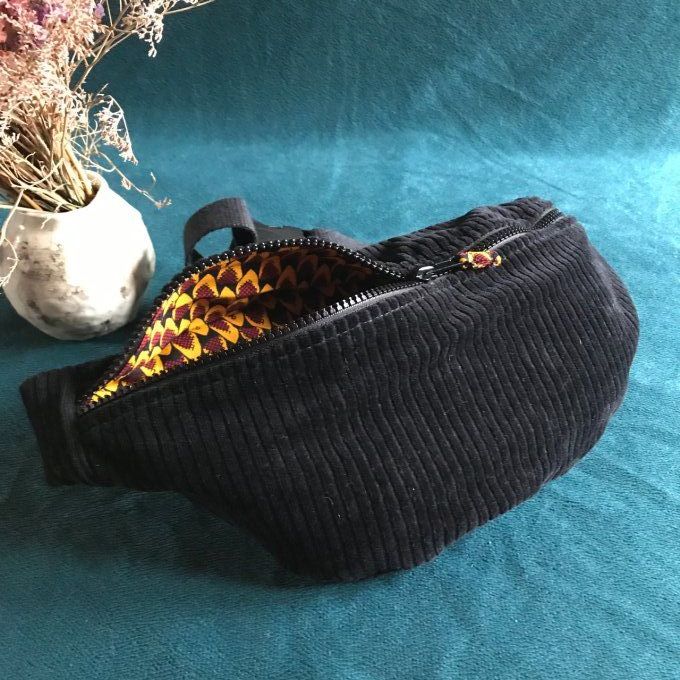 Black velvet "Little flames"